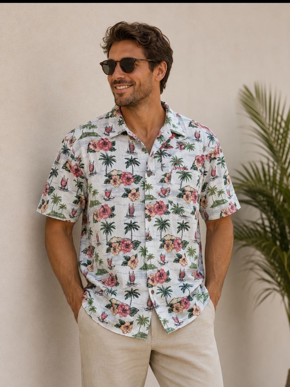 🎉5 for $45🎉 Redhead Button Up Shirt Hawaii Man Size 2XL